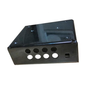 Tôle d'acier à faible teneur en carbone enduite de poudre noire emboutissant la flexion formant le couvercle de boîte de boîtier électronique de fabrication - Product Image 1