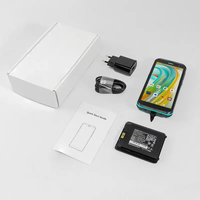 Lecteur RFID portable Android, scanner longue portée, ordinateur mobile PDA pour la gestion d'entrepôt avec étanchéité IP68 et prise en charge NFC