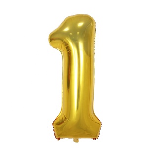 Ht Palloncini Aerostati della Stagnola di Oro Numero 40 Pollici di Alluminio <span class=keywords><strong>Buon</strong></span> Compleanno Balloons Decorazioni Del Partito - Product Image 3