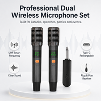 Microphone de conférence sans fil longue portée à 9 canaux avec suppression du bruit, 6G, pour usage professionnel – Meilleur prix, vente chaude CQA