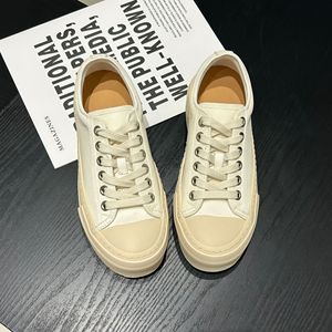 Zapatos de Mujer de Piel Sintética con Suela Gruesa, Estilo Retro, Multicolor, Versátiles, Blancos, para Caminar, con Soporte de Arco Suave, Novedad de Otoño - Product Image 6