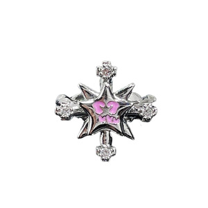 Trends Modieuze vintage <span class=keywords><strong>ring</strong></span> voor dames Cross Punk Dark Personality Trendy Niche Open-end <span class=keywords><strong>ring</strong></span> Zirkoon-ingelegde Ins-<span class=keywords><strong>ring</strong></span> - Product Image 3