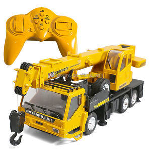 <span class=keywords><strong>Grue</strong></span> de chantier électrique <span class=keywords><strong>télécommandée</strong></span> en plastique de <span class=keywords><strong>grande</strong></span> taille pour enfants, véhicule d'ingénierie, simulation, camion de transport 8 canaux - Product Image 1
