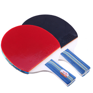 Ensemble de raquettes de tennis de table Double Fish 2 pièces, manche long, 7 couches de bois pur, <span class=keywords><strong>kit</strong></span> de raquettes de <span class=keywords><strong>ping</strong></span>-<span class=keywords><strong>pong</strong></span> - Product Image 4