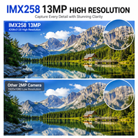 Módulo de Cámara USB de 13MP IMX258 para Reconocimiento de Tarjetas de Identificación y Pasaportes, Salida en Escala de Grises de Alta Resolución 4K, Escáner OCR de Documentos