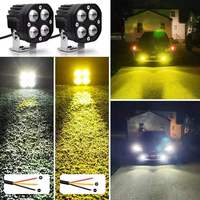 Autres accessoires d'éclairage automobile, projecteur LED de 3 pouces, éclairage de conduite, éclairage auxiliaire, éclairage tout-terrain 4x4, cube LED, feu antibrouillard tout-terrain 12v