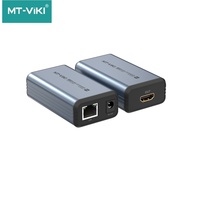 Extensor HDMI 1080P 60Hz, Cable de Red Cat5E y Superior, 150M, Alimentación Unilateral POC, Calibre de Cable