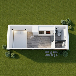 <span class=keywords><strong>Casa</strong></span> Prefabbricata Modulare in Acciaio dal Design Moderno, Impermeabile, Ecologica e Durevole, Pronta all'Uso per Hotel e Uffici, Struttura in Acciaio - Product Image 4