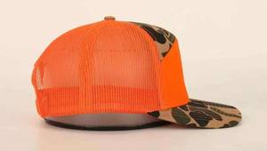 Custom Wholesale High Quality Ri 168 Trucker Hat Custom Mesh Gorras Woven Patch Logo Hunting <b>Cap</b> Outdoor <b>Camo</b> Snapback Hat - Product Image 2