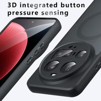 Para Xiaomi 15 Ultra mate magnético transparente funda 14T Pro para Redmi Note 13 Pro Plus Poco X7 Pro X6 AHard PC cubierta A5 C71 K70