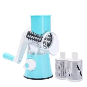 Home Kitchen Multifunction Hand Crank Vegetable Cutter Potato Cucumber Portable Roller Slicer