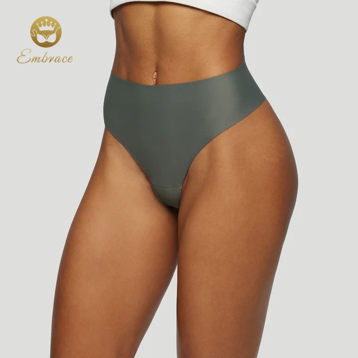 Color Size Customize Camel Toe Proof Underwear New Design Women Panties Cameltoe Coverage Thong Seamless Thong