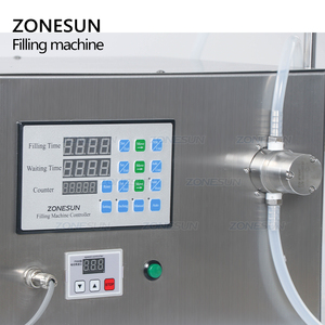 ZONESUN磁気ポンプ飲料香水水ジュース顔料エッセンシャルオイルインク液体水彩ラウンドボトル充填機