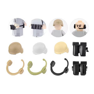<span class=keywords><strong>Serie</strong></span> de Juguetes Educativos para Niños: Chaleco de Soldado, Mochila, Cinturón, Máscara, Sombrero, Regalos, Bloques de Construcción - Product Image 3