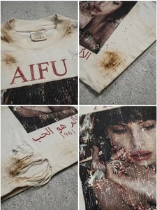 <span class=keywords><strong>เสื้อ</strong></span>ยืดโอเวอร์ไซส์ลายกราฟิกวินเทจสไตล์สตรีทแวร์สำหรับผู้ชาย ลุคย้อนยุคแบบกรันจ์ ล้างสีแบบแอซิดวอช ผ้าหนา ทนทาน - Product Image 2