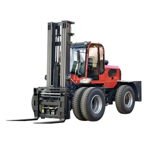 Buy 6 Ton Outdoor Rough Terrain Forklift with 6 Meter Lift Heavy Construction <b>Material</b> <b>Handling</b> Equipment - Product Image 1