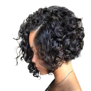 Grade 10A Virgin Peruanische Tante Funmi Hair Spiral Curl Echthaar Bündel