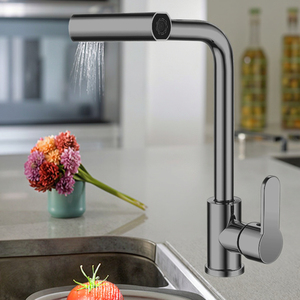 Vòi nước đa năng cho căn hộ khách sạn, vòi trộn gốm sứ hiện đại, kiểu dáng đương đại, 3 trong 1, tay cầm đơn - Product Image 5