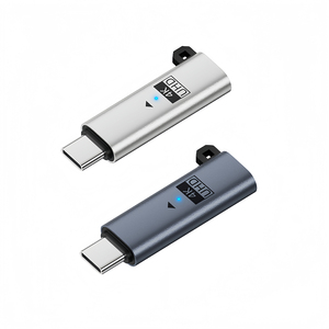 การ์ดจอแบบ Type-C อุปกรณ์ล็อคหน้าจอเสมือนแบบจำลอง ความละเอียดสูง สำหรับแล็ปท็อป ป้องกันการเข้าสู่โหมดพักเครื่องจากระยะไกล รองรับ 4K Ultra HD Audio - Product Image 1