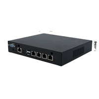 Routeur pare-feu mini N150 4xI226V 2.5G LAN, compatible avec le stockage NVMe, MikroTik ROS, PfSense, OPNsense, 5G WiFi6, DDR5