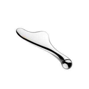 Nuevo 3d masajeador de lujo de oro de 24k de dos cabezas Gua Sha masajeador de ojos energía Solar Nicemay masajeador Facial aceptable 1000pcs - Product Image 5