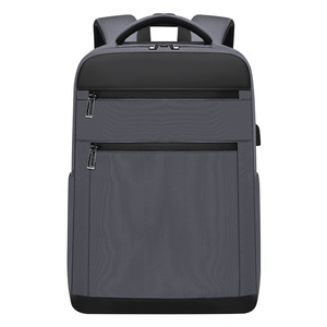 Sac à dos léger et imperméable personnalisé avec logo, port USB, pour ordinateur portable, idéal pour les voyages d'affaires, l'école et le bureau - Product Image 5