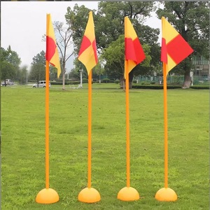 Banderas de Esquina para Entrenamiento de Velocidad en Fútbol con Base de Césped Inflable y Pedestal de Agua - Product Image 4