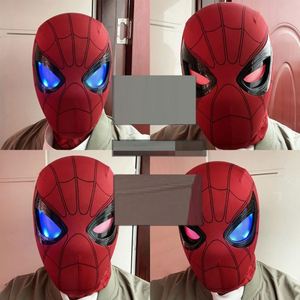 Casco Unisex di Spider-Man con <span class=keywords><strong>Maschera</strong></span> Occhi Mobile LED Riutilizzabile Traspirante Maschere per Feste di Halloween - Product Image 3