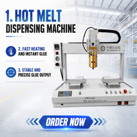 Robot de distribution automatique de colle thermofusible à 3 axes pour l'assemblage de circuits imprimés et la microélectronique