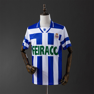 Personalización de alta calidad, camiseta retro estilo clásico Deportivo <span class=keywords><strong>La</strong></span> <span class=keywords><strong>Ciudad</strong></span> 95/96/97 <span class=keywords><strong>La</strong></span> Coruña - Product Image 2
