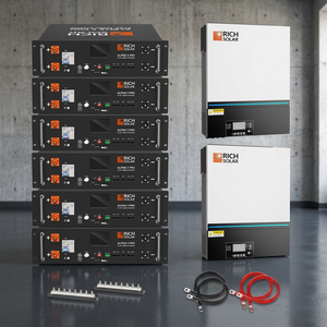 Kit Système Hors Réseau ALPHA 5 PRO Serveur Onduleur DC/AC 13 000W Sortie Triphasée 120/240V 48VDC 30,72kWh Efficacité 99% 190A - Product Image 2