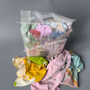 Trapos de Algodón de Grado A con Súper Absorción de Agua y Aceite, Trapos de Colores Mezclados para Limpieza Industrial y Marina - Product Image 1