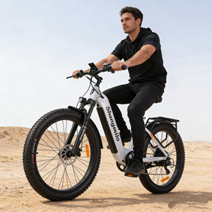 Bicicletta Elettrica per Adulti da 26 Pollici, E-Bike con Batteria al Litio a Lunga Autonomia per Trasporto Urbano e Ciclismo Ricreativo - Product Image 1