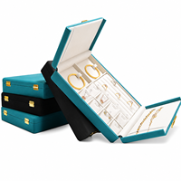 Boîte à bijoux double ouverture doublée en microfibre avec compartiments pour colliers, bagues, bracelets et boucles d'oreilles, organisateur doux en forme de papillon
