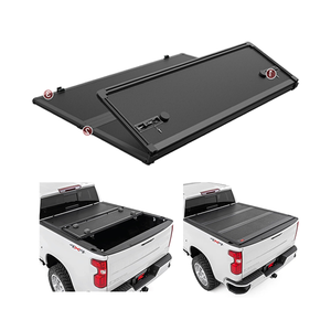 Xiangta Hot Saling Accessoires de voiture Tri-fold Hard Tri Fold Tonneau Cover pour <span class=keywords><strong>GMC</strong></span> <span class=keywords><strong>SIERRA</strong></span> 1500 - Product Image 2