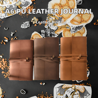 Journal en cuir Crazy Horse vintage Wenshun A5 A6 rechargeable, planificateur de voyage, logo personnalisé, cadeau