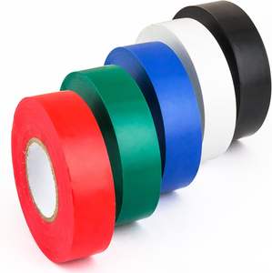 Toptan siyah PVC elektrik yalıtım yapışkan bant sarma tel için log rulo tahta sandık paketi - Product Image 5