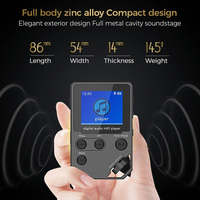 Lecteur de musique MP3 C5 avec molette de défilement à 360 degrés, son HiFi et 2 prises pour écouteurs