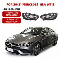 Phares LED pour voiture CLA-Class W117/W118, norme européenne 1178206861 1178207800 1189063900 1189064000, gauche et droite, pour Mercedes-Benz 2017-2021