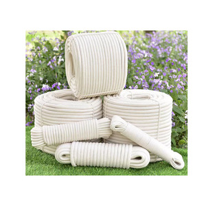 Corda rivestita in cotone macramè con corde di cotone intrecciate di lunghezza personalizzata 5mm-20mm <span class=keywords><strong>per</strong></span> articoli imballati in macramè - Product Image 4