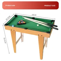 Mini billard billard billard table de billard pour enfants vente en gros usage domestique table de jouets de football avec balles