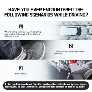 מוצרים טרנדי 2025 החדשים pinsu dot4 נוזל בלם 500 מ "ל המכיל נוזל בלם רכב - Product Image 3