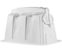 Terrui1250 Abri pour veau en LLDPE rotomoulé avec grandes fenêtres de ventilation arrière pour l'élevage individuel des veaux dans les fermes laitières