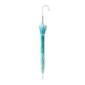 Ombrello con Logo personalizzato bianco trasparente con Design trasparente meduse <span class=keywords><strong>blu</strong></span> ombrello trasparente con fiore ombrello dritto - Product Image 4