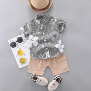 <span class=keywords><strong>Vestiti</strong></span> da ragazzo 2025 da 0 a 4 anni con risvolto completo abbigliamento da bambino con stampa <span class=keywords><strong>per</strong></span> bambino maschio set di <span class=keywords><strong>vestiti</strong></span> da bambino a due pezzi dell'Asia sudorientale - Product Image 4