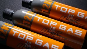 Lata de <span class=keywords><strong>Gas</strong></span> de alta presión de acero verde portátil 550ml/600ml/1000ml 6-13kg botella de <span class=keywords><strong>Gas</strong></span> para pistola <span class=keywords><strong>Airsoft</strong></span> - Product Image 4