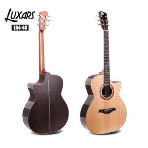 2023 New Arrival Model All Solid High-end Level a Spruce <b>Top</b> 40 Inch Acoustic Guitar With High Level <b>Strings</b> - Product Image 1