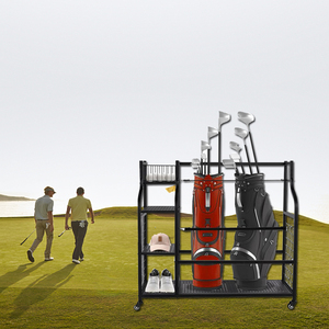 Factory Direct Hot Sale Custom Made Metal Golf Bag storage rack