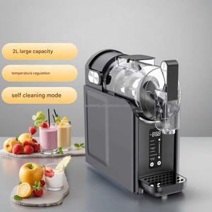 Machine à <span class=keywords><strong>glace</strong></span> automatique portable 2L 220W, sorbetière domestique avec fonction de broyage pour frappés et glaces pilées faits <span class=keywords><strong>maison</strong></span> - Product Image 4