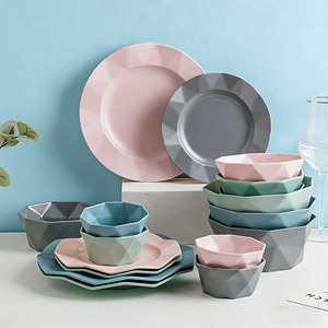 Services de table modernes en mélamine en forme de fruits, <span class=keywords><strong>6</strong></span> pièces, comprenant assiettes, bols, <span class=keywords><strong>couverts</strong></span>, compatibles <span class=keywords><strong>lave</strong></span>-<span class=keywords><strong>vaisselle</strong></span>, pour mariages et réceptions familiales - Product Image 1